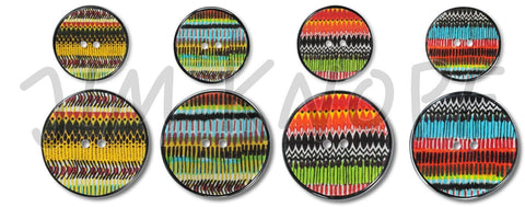 Knopf mit Strickmuster