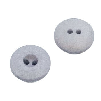 2-Loch Knopf Stein grau BL-11