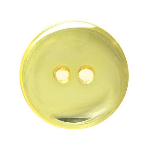 2-Loch Knopf Gelb in Spiegeloptik gelb KGL-2