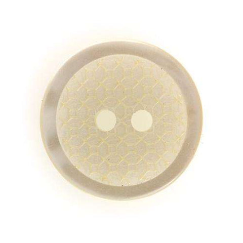 Knopf 2-Loch mit glänzenden Rand KN-5