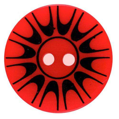 Knopf mit auffälligem Muster KRO-154