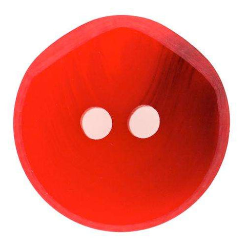 Knopf mit Leichter Melierung rot KRO-21