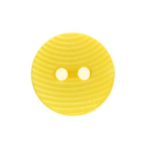 Knopf mit Riffelung gelb KP-12gl