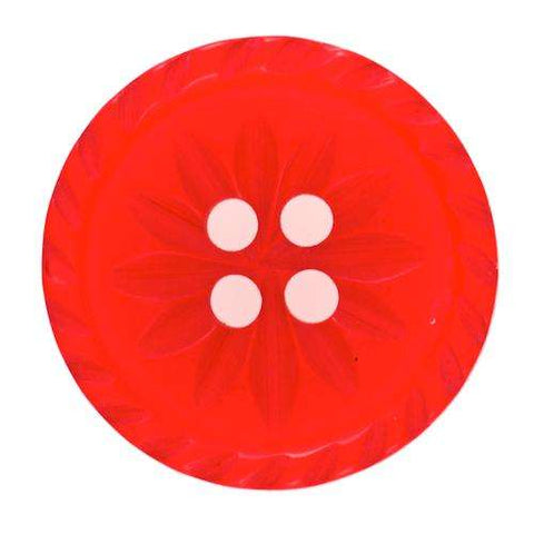 Knopf mit Blumenmuster KRO-159