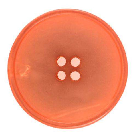 Knopf mit Schimmer orange KO-4