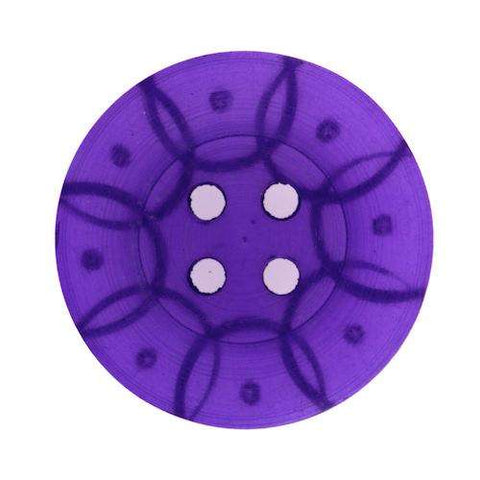 Knopf4-Loch Blüte lila KLI-36