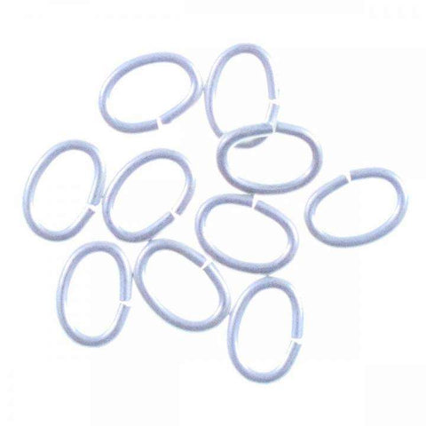 Schmuckring Schmuck Anhänger oval Silber matt