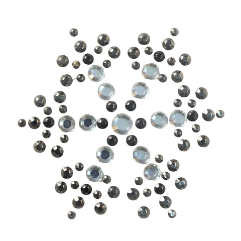 Applikation Eis Kristall Strass- Bügelmotiv AM-ST-11