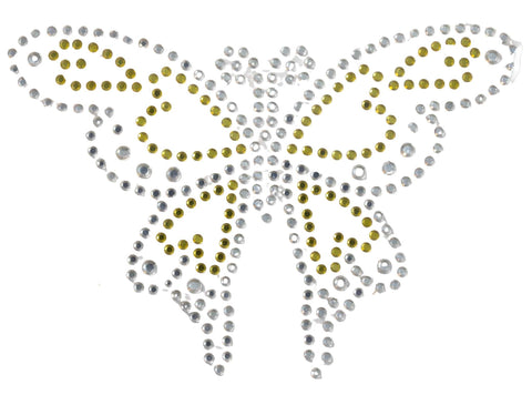 Applikation Schmetterling Strass- Bügelmotiv AM-ST-14