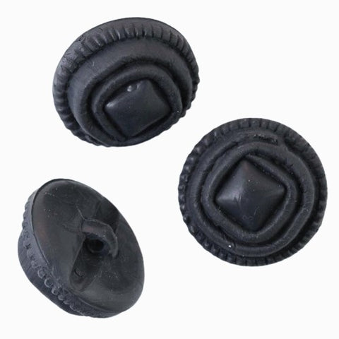 Blumen Knopf mit Öse KG-158