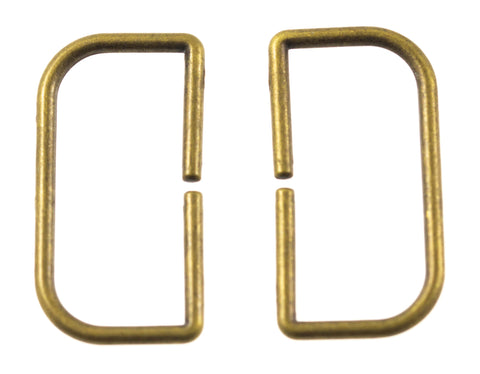 D - Ringe aus Metall Altgold hri-2ag