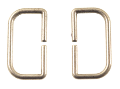 D - Ringe aus Metall Altsilber hri-2as