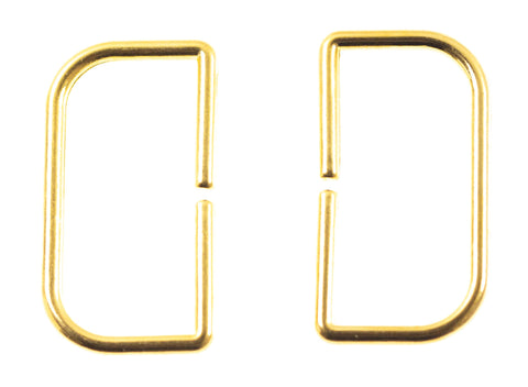 D - Ringe aus Metall Gold hri-2g