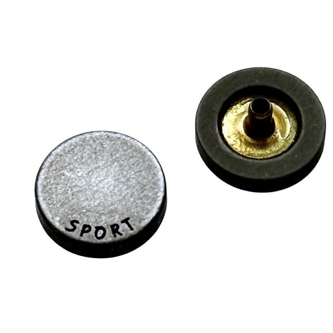 Grau Kunststoff-Druckknopf Sport NK-95