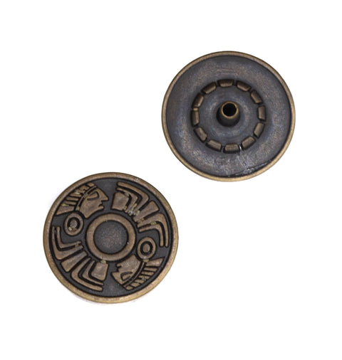 Druckknöpfe Ethno-Muster nk-56-messing