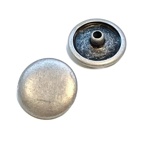 Druckknöpfe Silber matt in 12 mm NK-302s-m