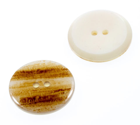 Flacher Hornimitat Knopf KBG-23