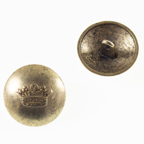 Halbkugel Knopf mit Krone MK-209ag