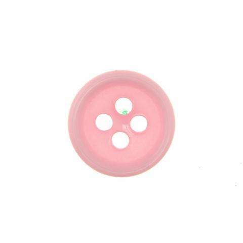 Klassische 4-Loch Hemdknöpfe mit Rand Serie Hemd-180 rosa