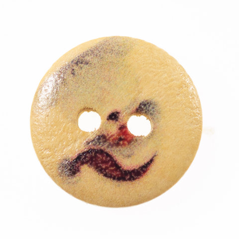 Holz Knopf Weihnachts-Motiv hk-136-14