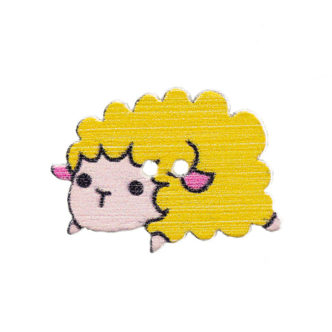 Holz Knopf Schaf KK-71a