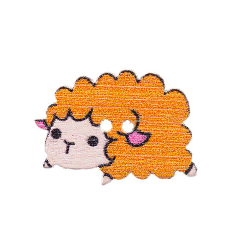 Holz Knopf Schaf KK-71a