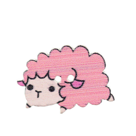 Holz Knopf Schaf KK-71a