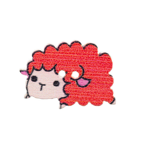 Holz Knopf Schaf KK-71a