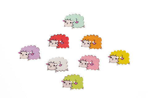 Holz Knopf Schaf KK-71a