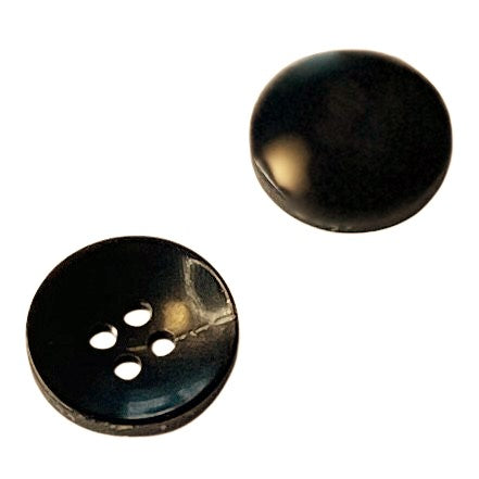 Horn Knopf 4-Loch Ceylon dunkel HK-5