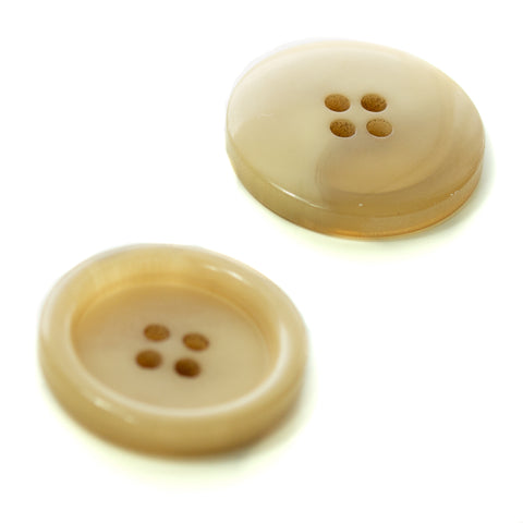 Hornimitat Knopf hi-72-hell-braun