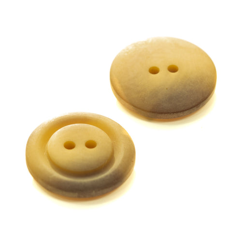 Hornimitat Knopf kbr-28-hell-braun