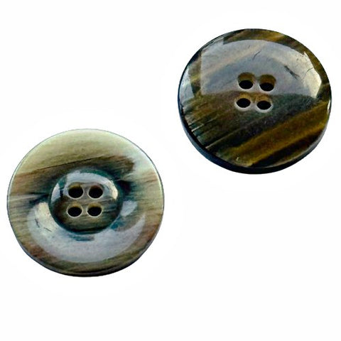 Hornimitat Knopf HI-3 braun beige