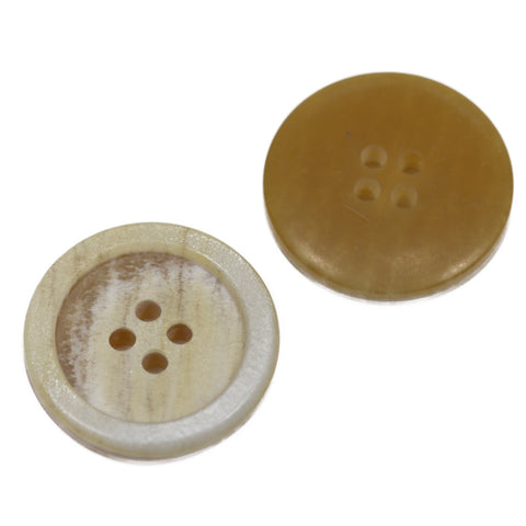 Mantel Knopf Hornimitat hi-82-beige