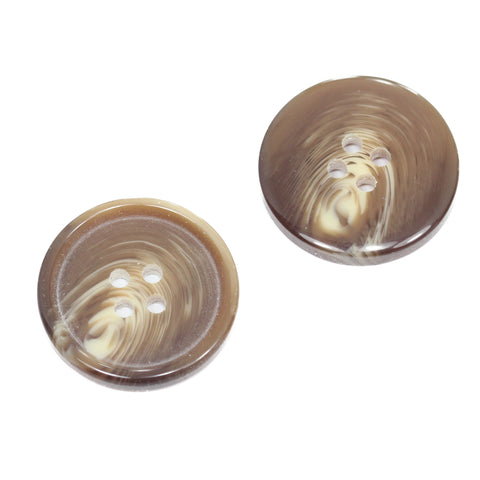 Hornimitat Knopf braun-beige KBR-23