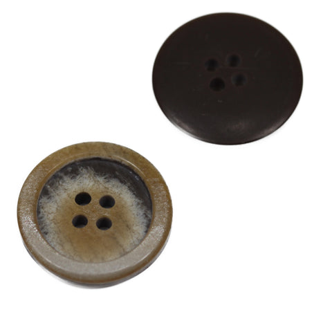 Mantel Hornimitat Knopf hi-82-braun