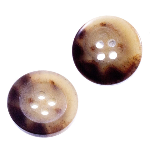 Mantel Hornimitat Knopf hi-52-braun-beige