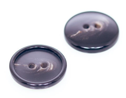 Hornimitat Knopf hi-71-dunkelbraun