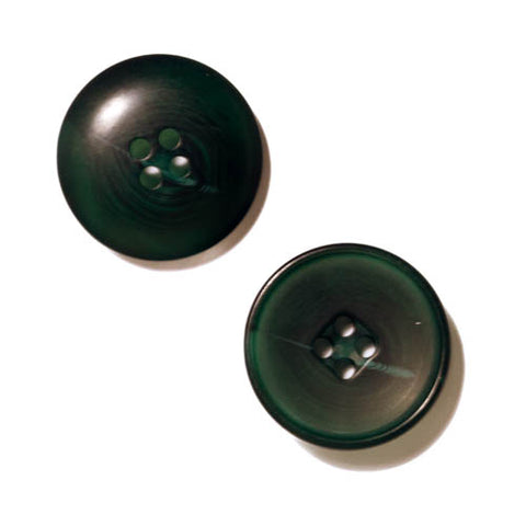 Kunststoff-Knöpfe in Pesto Grün Horn-Optik 4-Loch