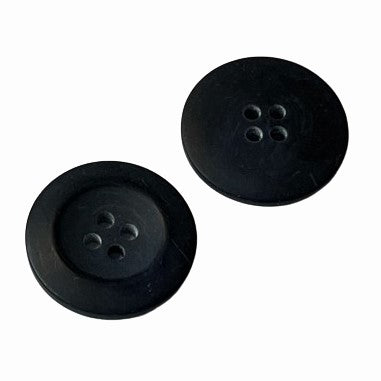 Hornimitat Knopf hi-74-schwarz-matt