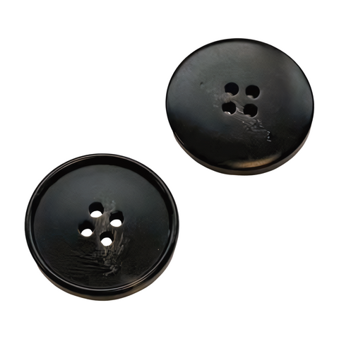 Hornimitat Knopf Anthrazit 4-Loch HI-124