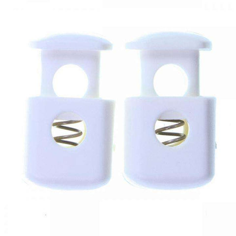 Kordelstopper weiß Kunststoff KOST-1w