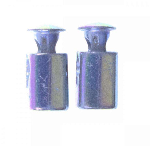 Kordelstopper used Silber Metall KOST-12s