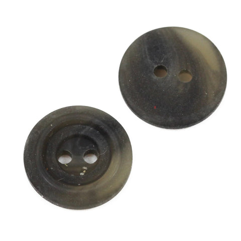 Hornimitat Knopf braun meliert hi-80