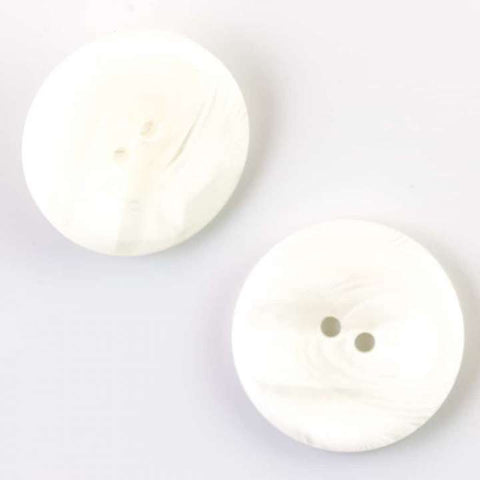 Mantelknöpfe 2-Loch Leicht geschlüsselt weiß transparent KM-95