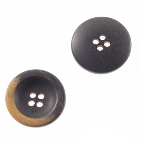 Hornimitat Knopf hi-39-schwarz-topaz