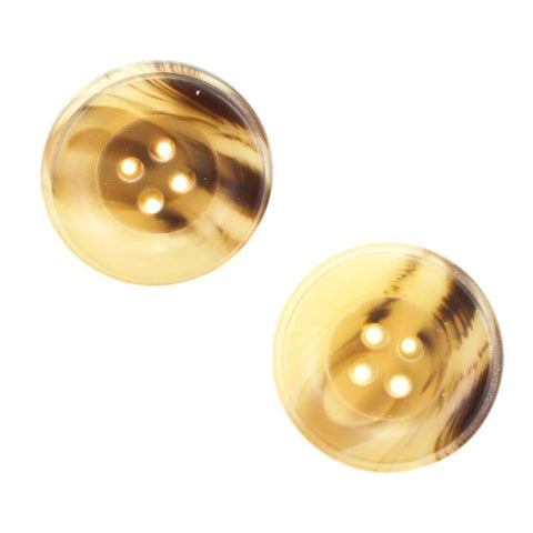 Hornimitat Knopf HI-10-h-braun