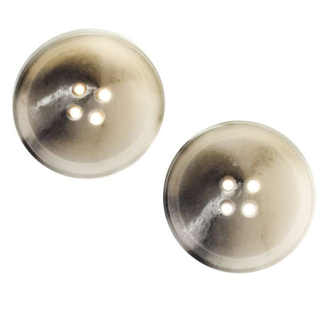 Hornimitat Knopf HI-14-grau