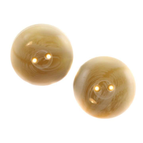 Hornimitat Knopf HI-21-hellbraun