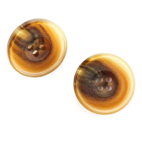 Hornimitat Knopf HI-29-braun